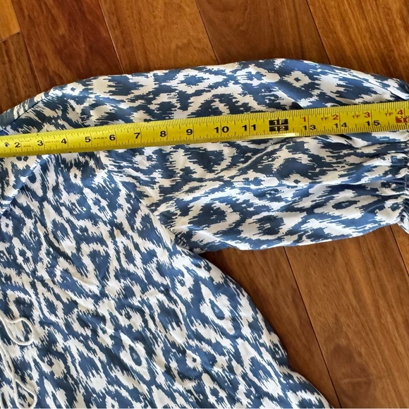 Blue and White Maxi Dress - Picture 8 of 9